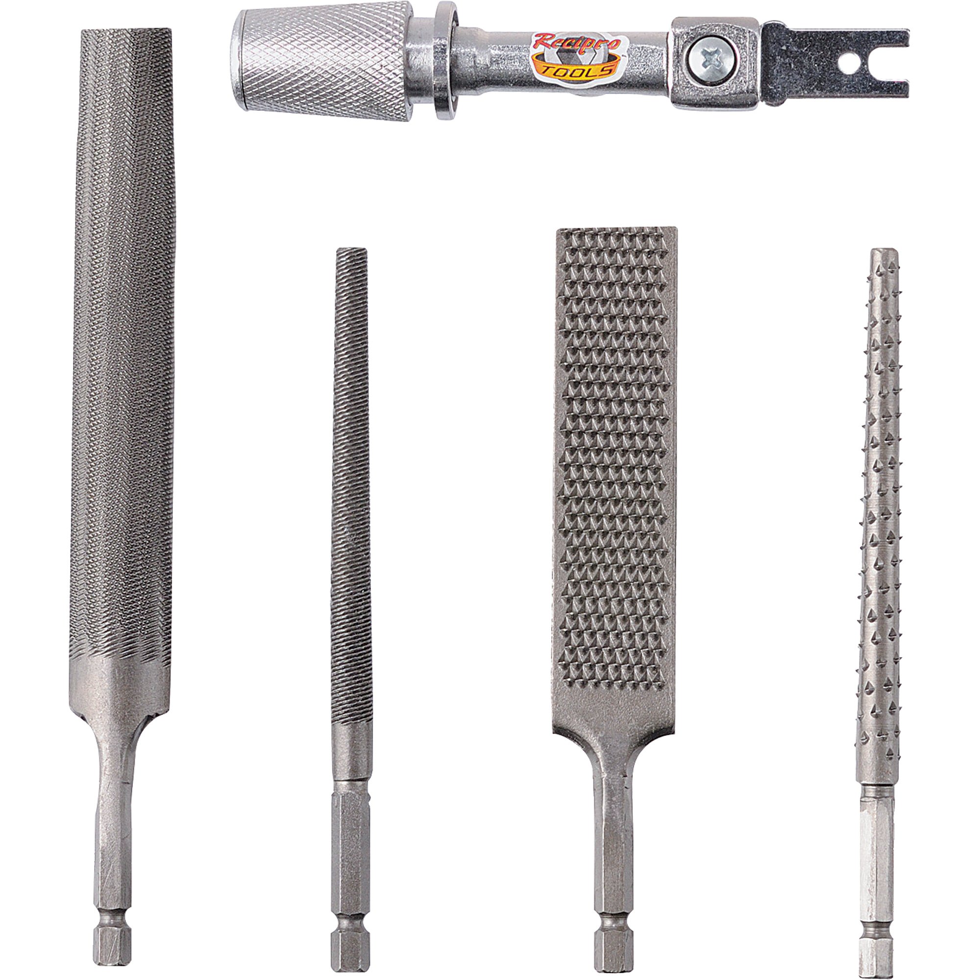 Recipro Tools Reciprocating Saw Accessory Kit — Files, Model# RCT-208-FK